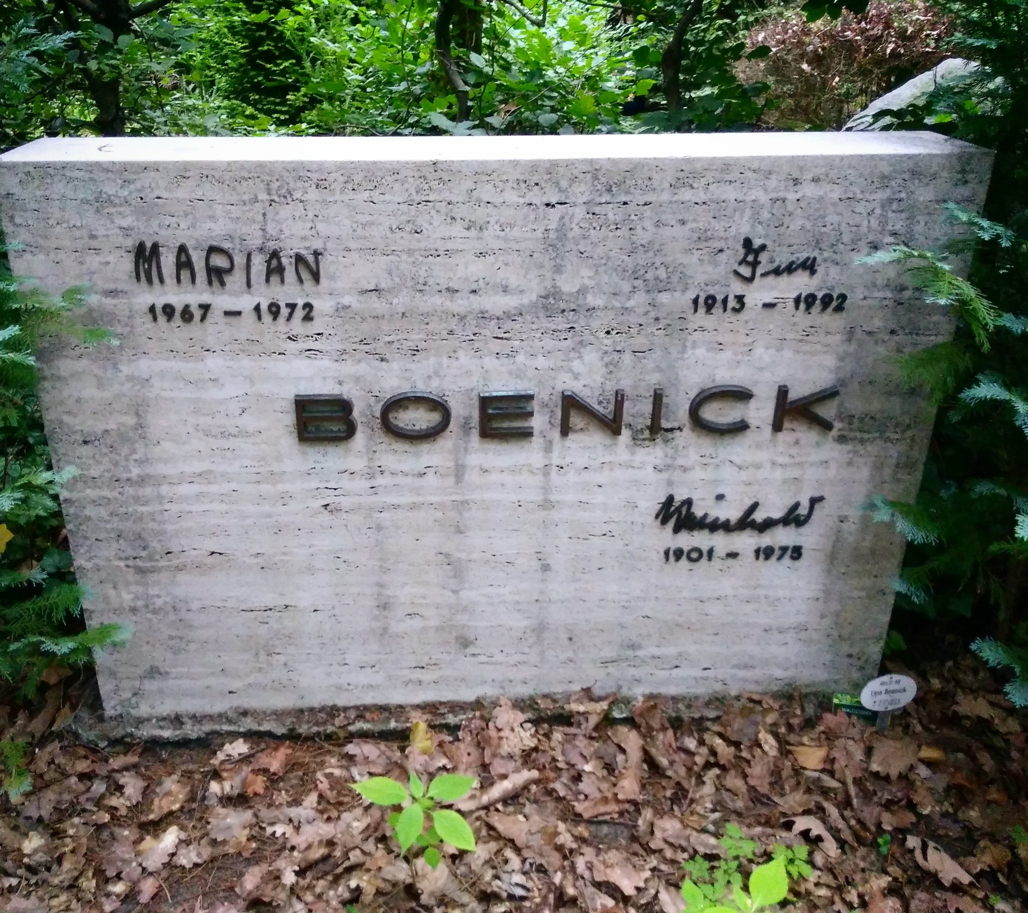 Grabstein Schrift